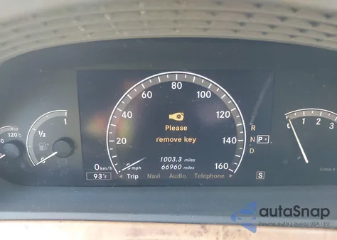 2007 Mercedes-Benz S 550 from USA, damaged, VIN WDDNG71X67A029311